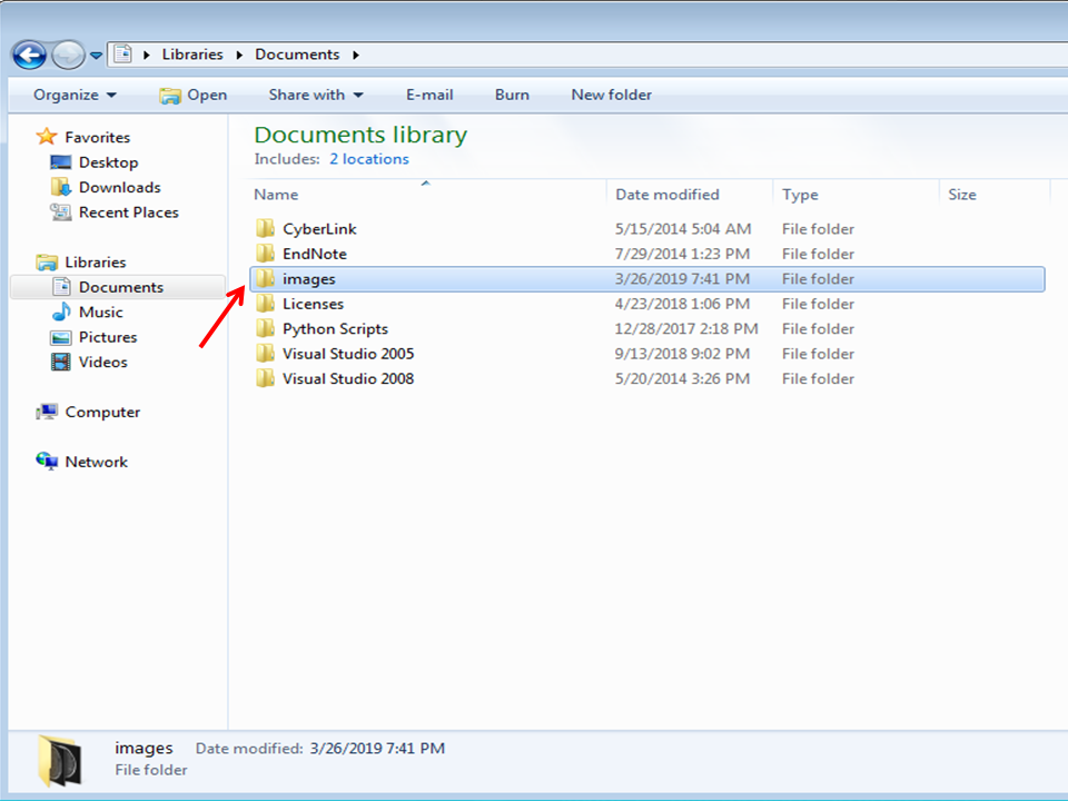 why does cyberlink create a folder in documents